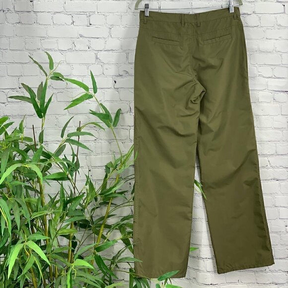 Calvin Klein Jeans Green Straight Leg Windbreakers - Picture 2 of 4